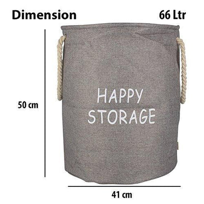 HOKIPO Foldable Cotton Laundry Bag/Storage Bin, Small / Medium / Large - HOKIPO | Har Ghar ka Humsafar