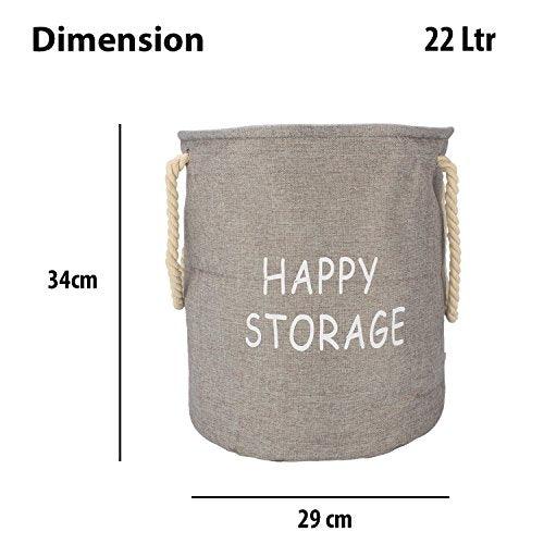 HOKIPO Foldable Cotton Laundry Bag/Storage Bin, Small / Medium / Large - HOKIPO | Har Ghar ka Humsafar