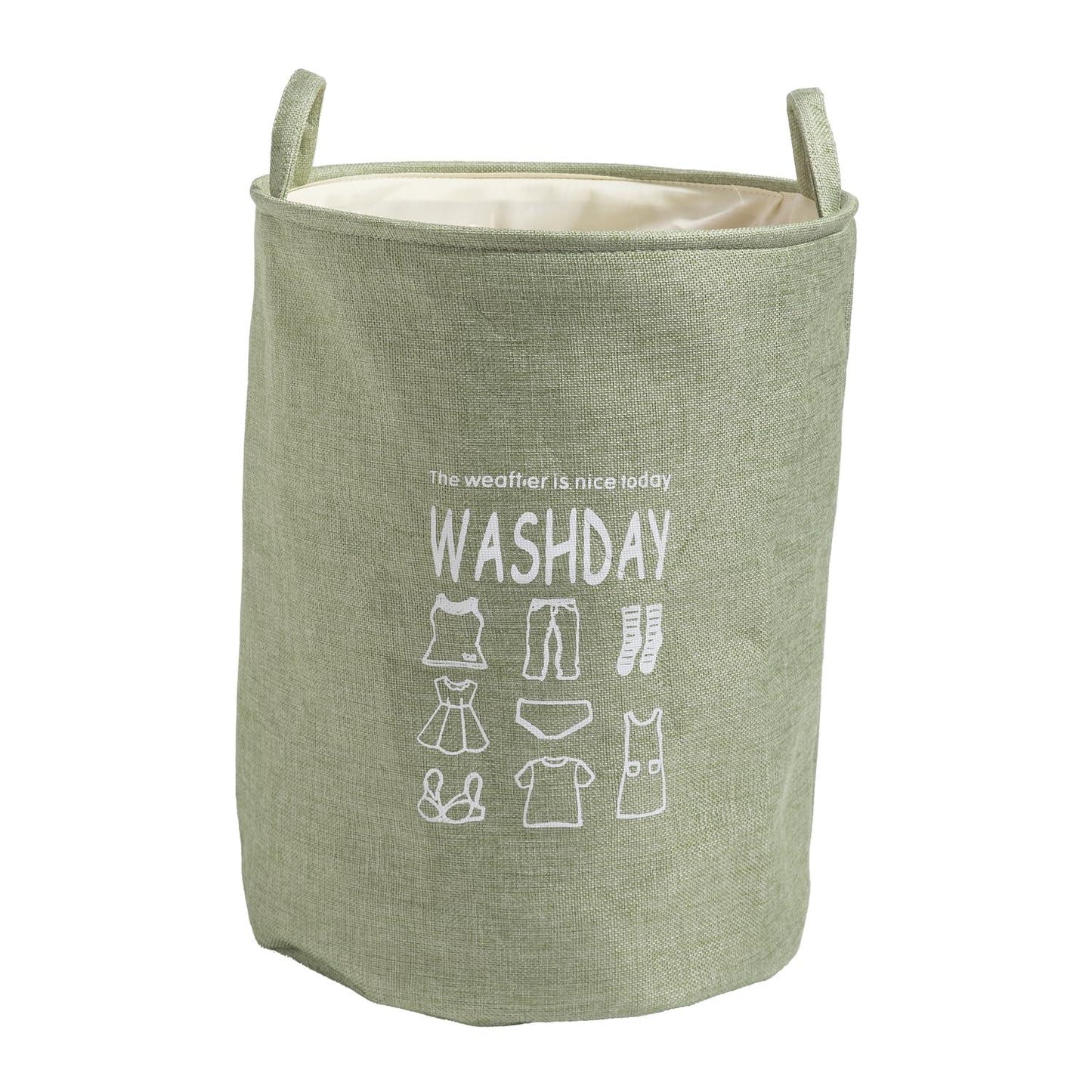 HOKIPO Folding Laundry Basket for Clothes, 43L - Green - HOKIPO | Har Ghar ka Humsafar