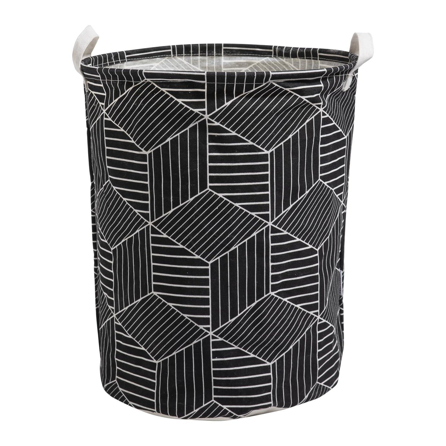 HOKIPO Folding Laundry Basket for Clothes - Large 43 LTR , Black - HOKIPO | Har Ghar ka Humsafar