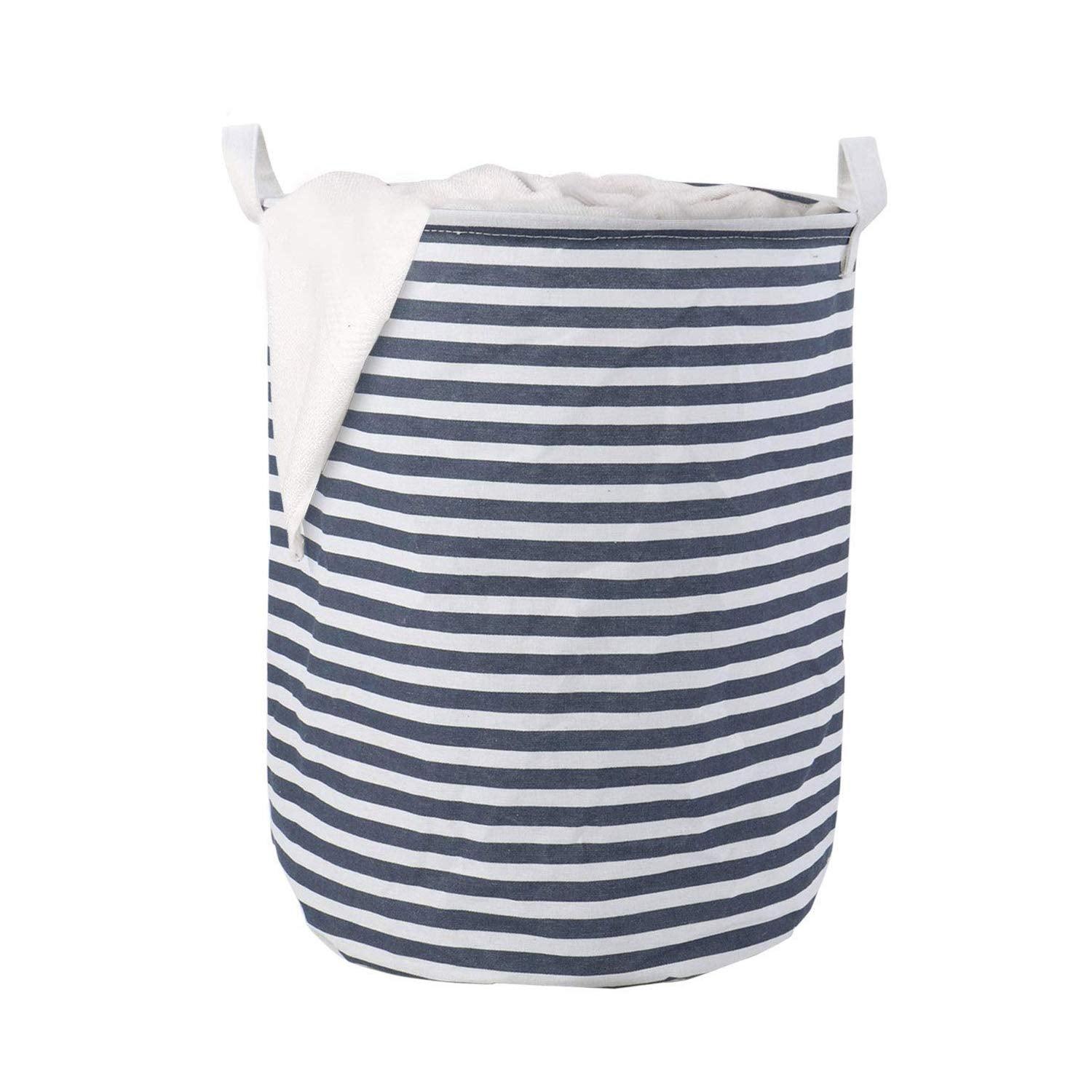 HOKIPO Folding Laundry Basket for Clothes - Large 43 LTR , Blue - HOKIPO | Har Ghar ka Humsafar