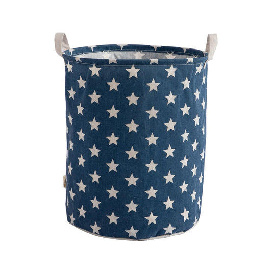 HOKIPO Folding Laundry Basket for Clothes - Large 43 LTR, Blue - HOKIPO | Har Ghar ka Humsafar