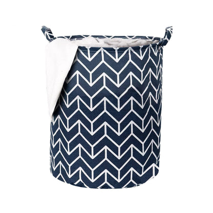 HOKIPO Folding Laundry Basket for Clothes - Large 43 LTR , Blue - HOKIPO | Har Ghar ka Humsafar