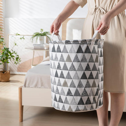 HOKIPO Folding Laundry Basket for Clothes - Large 43 LTR , Grey - HOKIPO | Har Ghar ka Humsafar