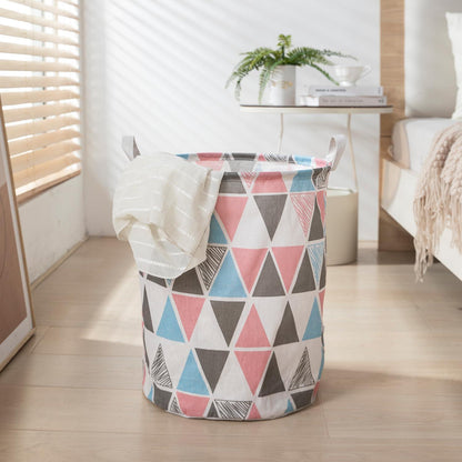 HOKIPO Folding Laundry Basket for Clothes - Large 43 LTR, Multicolor - HOKIPO | Har Ghar ka Humsafar