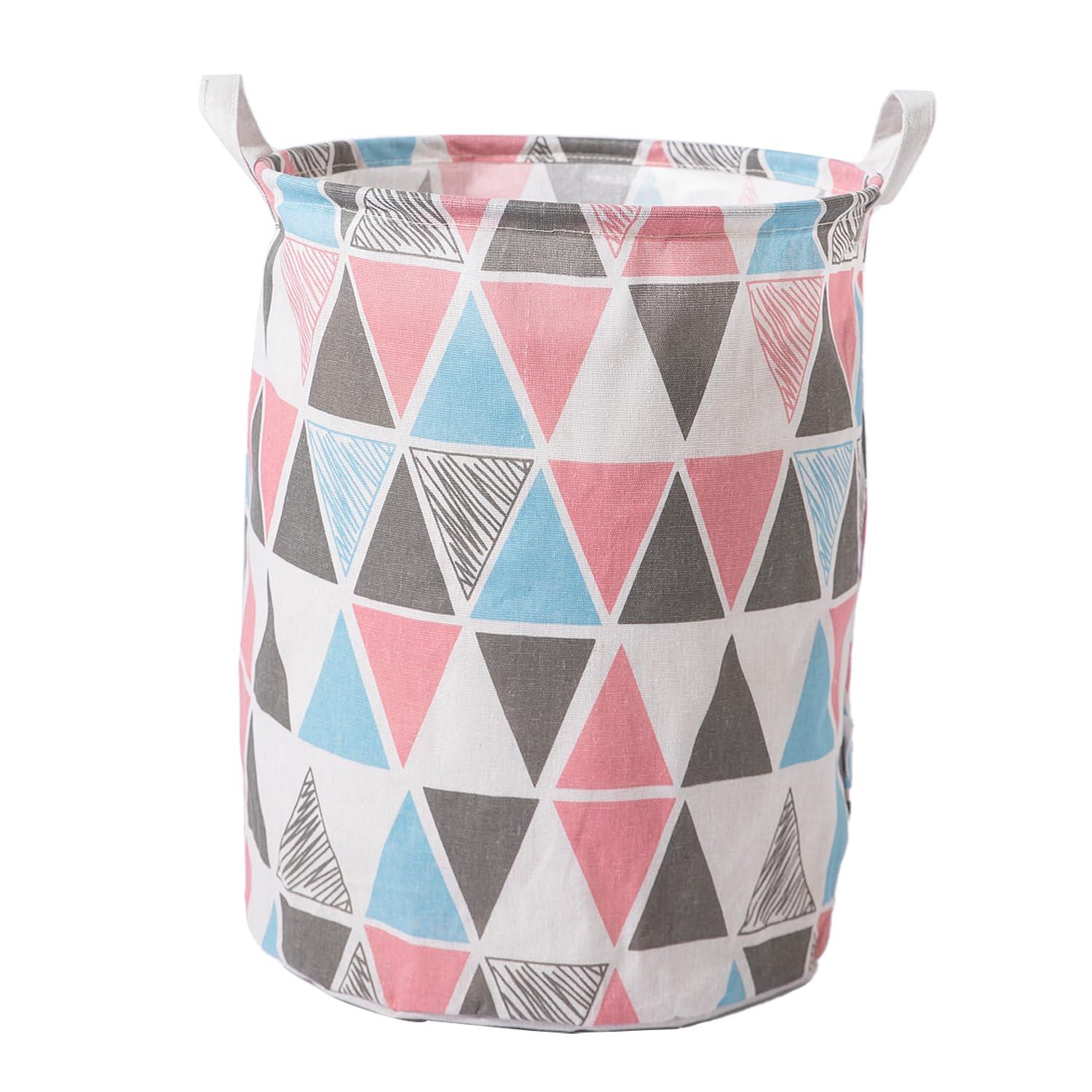 HOKIPO Folding Laundry Basket for Clothes - Large 43 LTR, Multicolor - HOKIPO | Har Ghar ka Humsafar