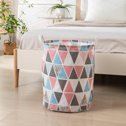 HOKIPO Folding Laundry Basket for Clothes - Large 43 LTR, Multicolor - HOKIPO | Har Ghar ka Humsafar