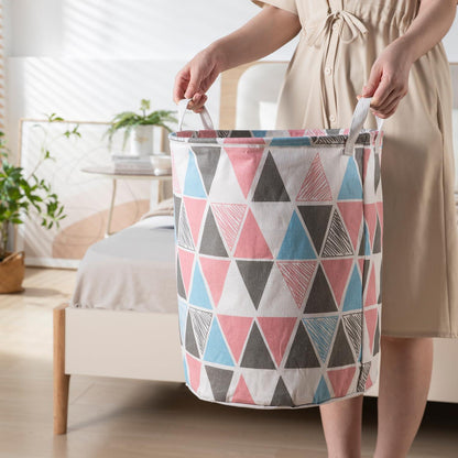 HOKIPO Folding Laundry Basket for Clothes - Large 43 LTR, Multicolor - HOKIPO | Har Ghar ka Humsafar