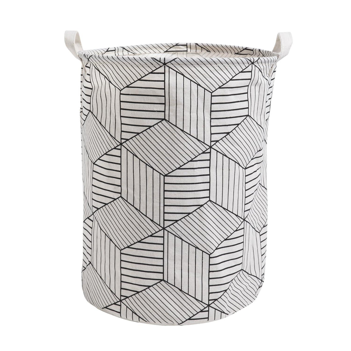 HOKIPO Folding Laundry Basket for Clothes - Large 43 LTR, White - HOKIPO | Har Ghar ka Humsafar