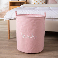 HOKIPO Folding Laundry Storage Basket - Large 46 Ltr, Pink - HOKIPO | Har Ghar ka Humsafar