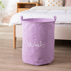 HOKIPO Folding Laundry Storage Basket - Large 46 Ltr, Purple - HOKIPO | Har Ghar ka Humsafar