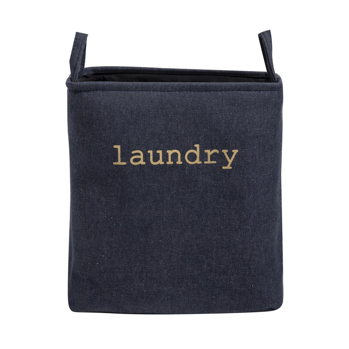 HOKIPO Laundry Basket Clothes Hamper, Denim Basket With Handles,Small / Large - Blue - HOKIPO | Har Ghar ka Humsafar