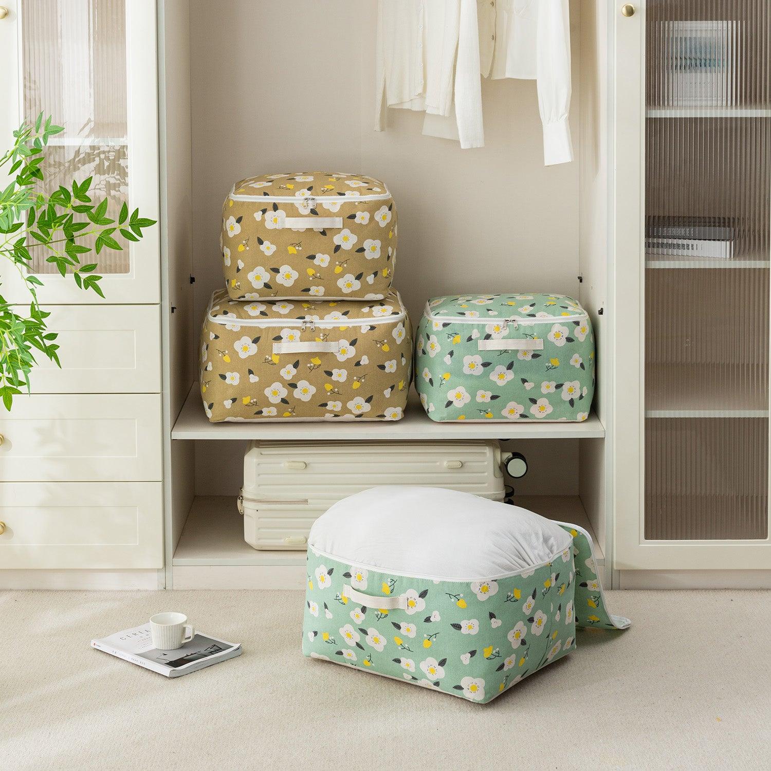 HOKIPO Moisture Resistant Wardrobe Storage Bag Pack of 2, Green - HOKIPO | Har Ghar ka Humsafar