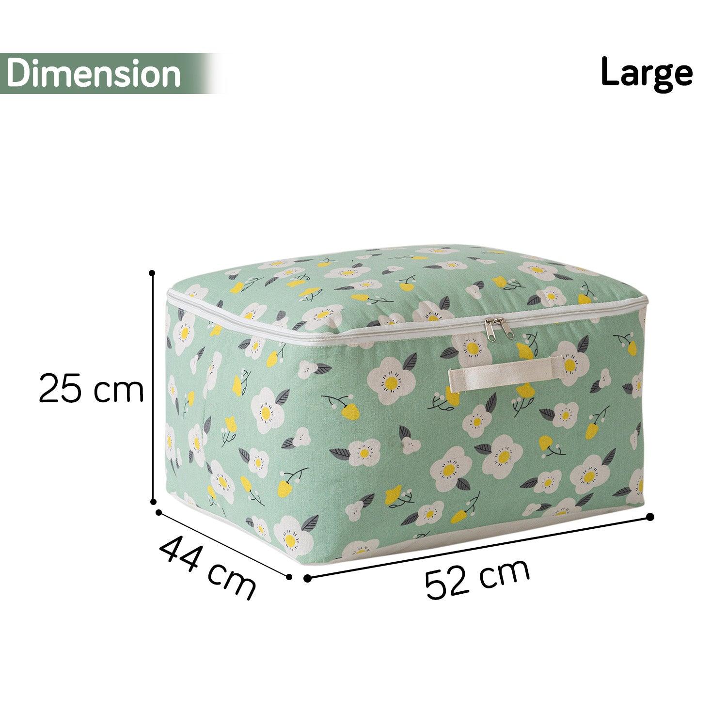 HOKIPO Moisture Resistant Wardrobe Storage Bag Pack of 2, Green - HOKIPO | Har Ghar ka Humsafar