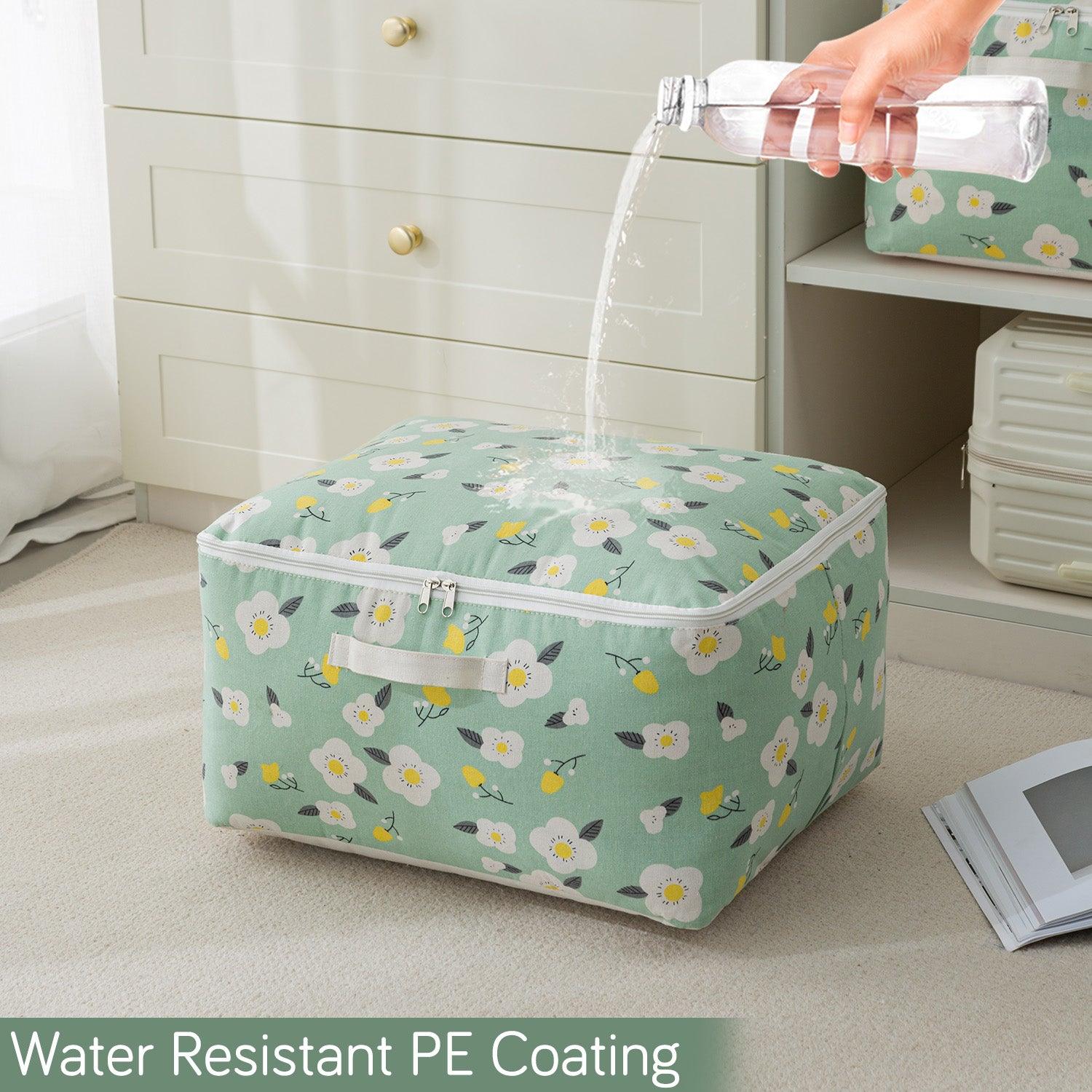 HOKIPO Moisture Resistant Wardrobe Storage Bag Pack of 2, Green - HOKIPO | Har Ghar ka Humsafar