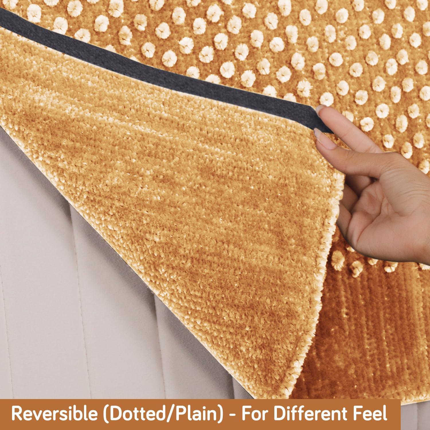 HOKIPO Thick Poly Velvet Sofa Cover L Shape, Buff Cream - HOKIPO | Har Ghar ka Humsafar
