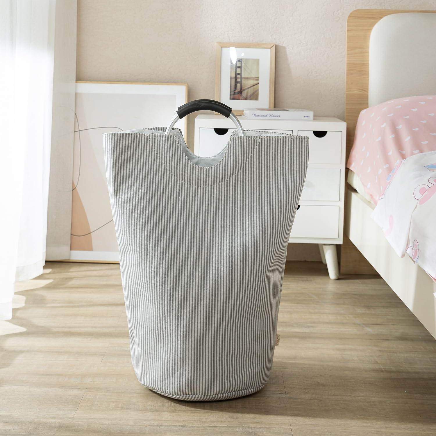 Laundry Basket Dirty Clothes Hamper with Handles - HOKIPO | Har Ghar ka Humsafar