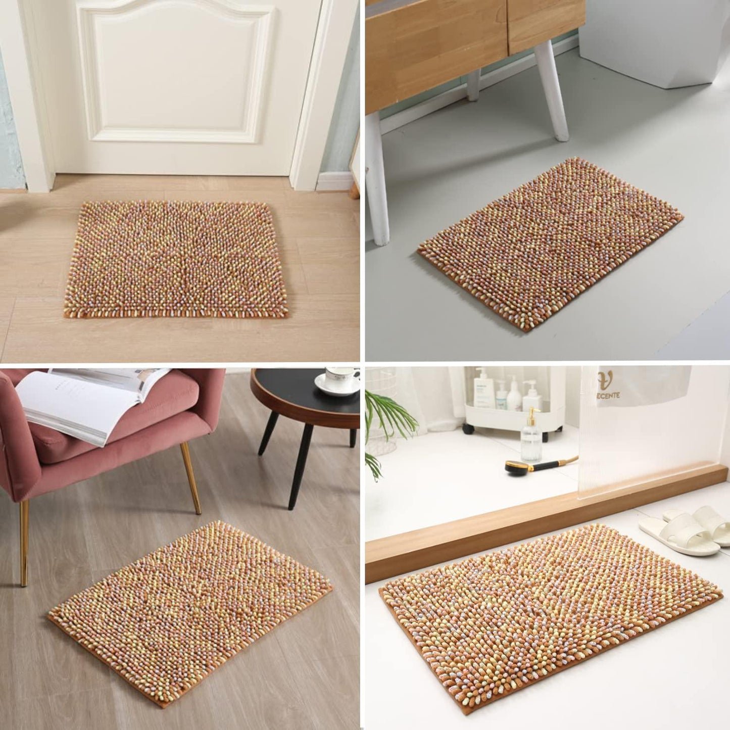 Machine Washable Soft Bath Mat - HOKIPO | Har Ghar ka Humsafar