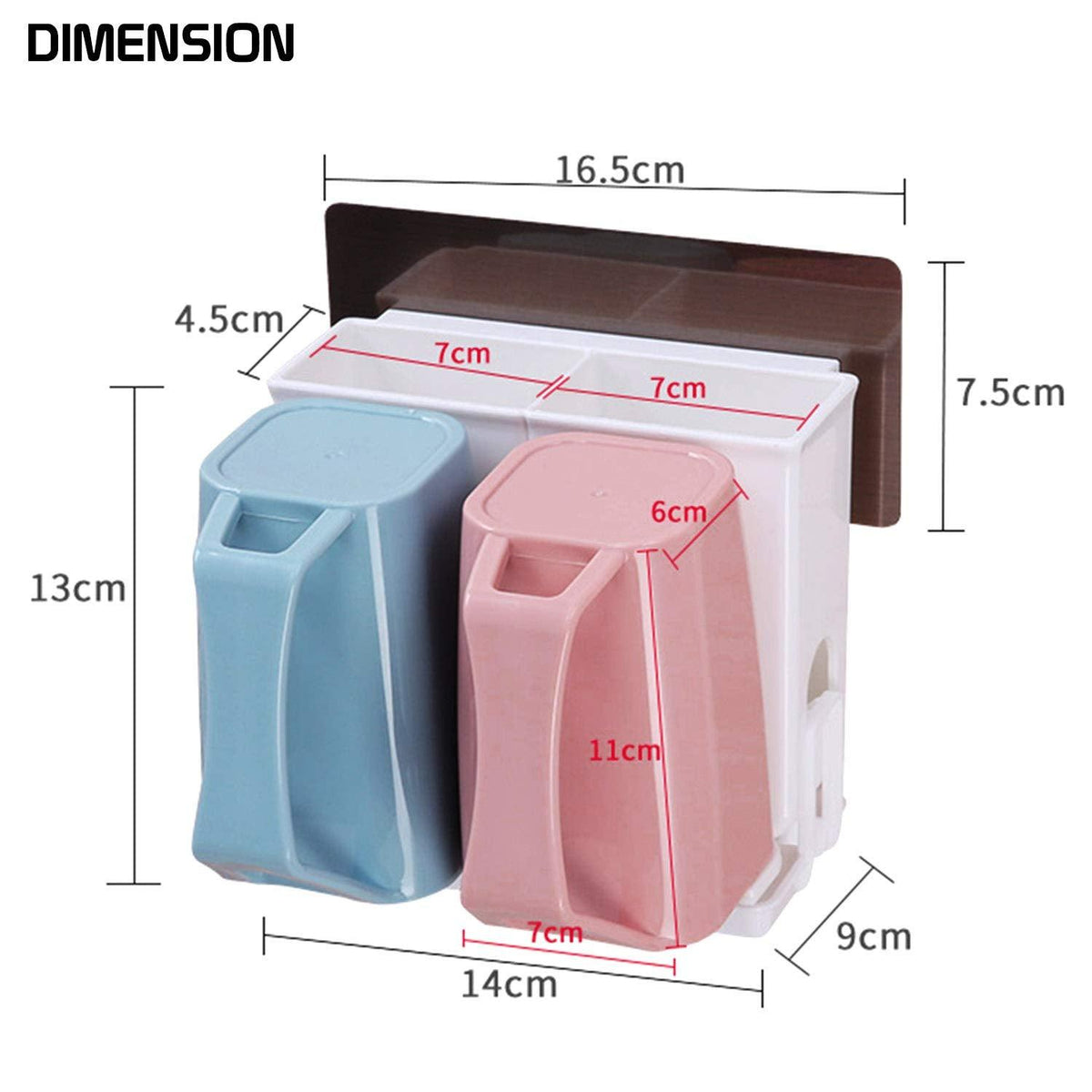 Wall Mounted Bathroom Toothbrush Holder | HOKIPO