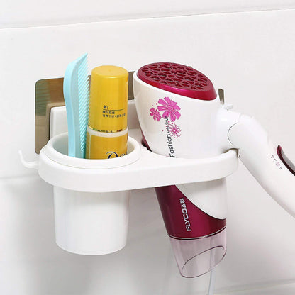 Magic Sticker Series No Drill Hair Dryer Holder - HOKIPO | Har Ghar ka Humsafar