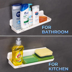 Magic Sticker Series No Drill Kitchen Bathroom Shelf - HOKIPO | Har Ghar ka Humsafar