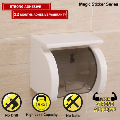 Toilet Tissue Holder, Toilet Organizer, Toilet Paper Roll Holder - HOKIPO | Har Ghar ka Humsafar