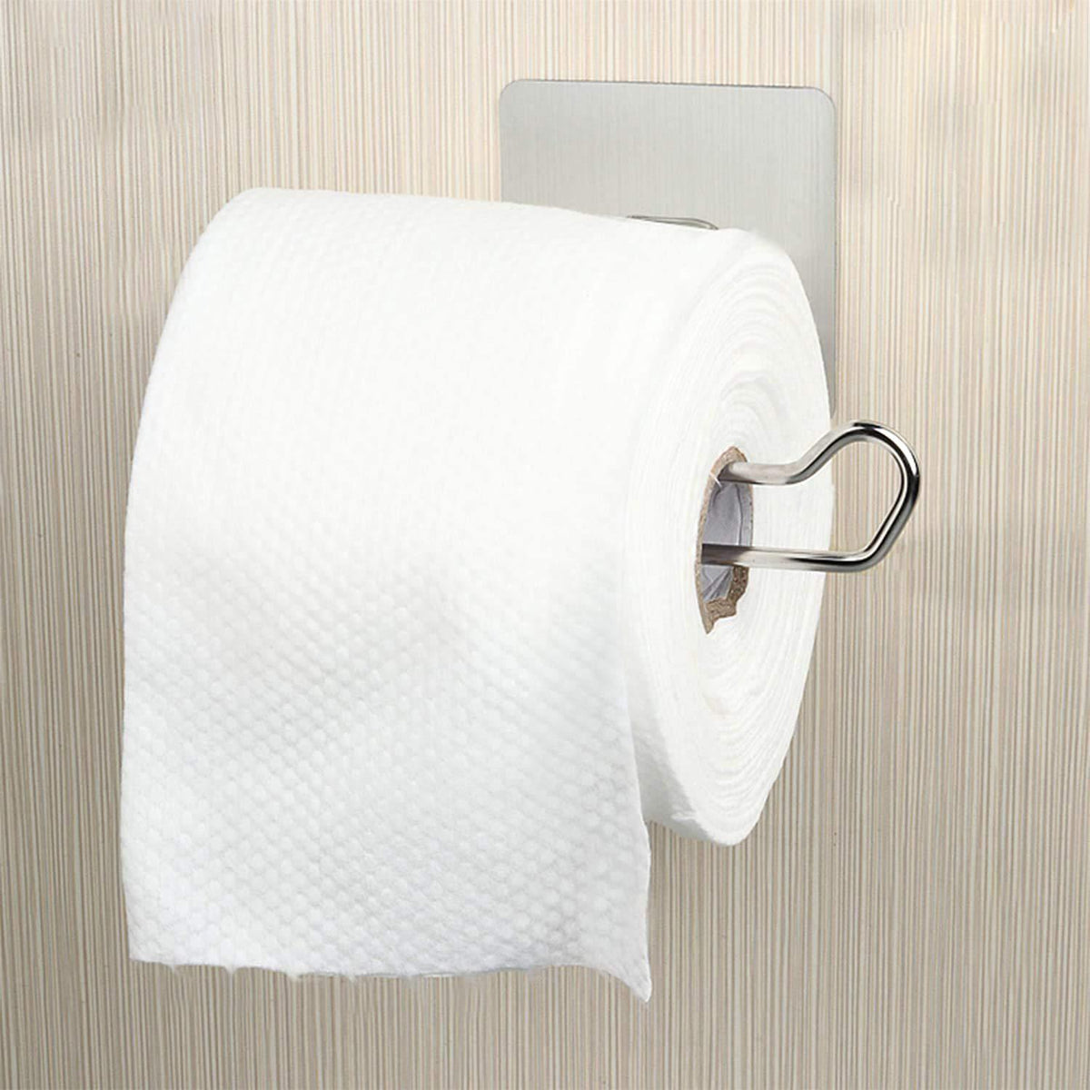 Magic Sticker Series No Drill Toilet Tissue Paper Holder for Bathroom - HOKIPO | Har Ghar ka Humsafar