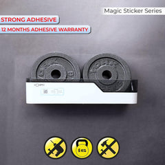 Magic Sticker Series Self Adhesive Bathroom Shelf Shower Caddy - HOKIPO | Har Ghar ka Humsafar