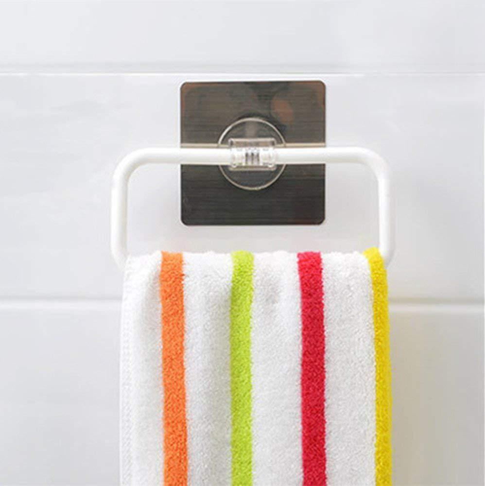 Buy wall mounted towel ring for hand and face towel | Best for wash basin, bathroom and kitchen wall | HOKIPO