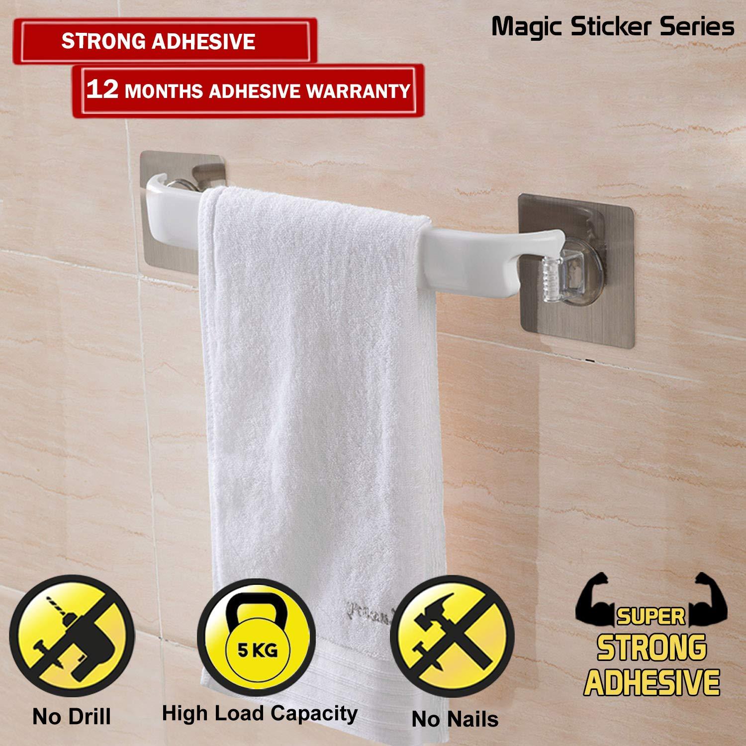 Magic Sticker Series Self Adhesive Napkin Hand Towel Hanger - HOKIPO | Har Ghar ka Humsafar