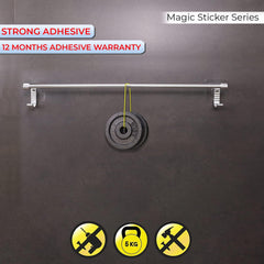 Magic Sticker Series Self Adhesive Towel Holder Stand - HOKIPO | Har Ghar ka Humsafar