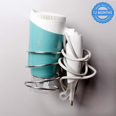 Magic Sticker Series Wall Mounted Hair Dryer Holder - HOKIPO | Har Ghar ka Humsafar