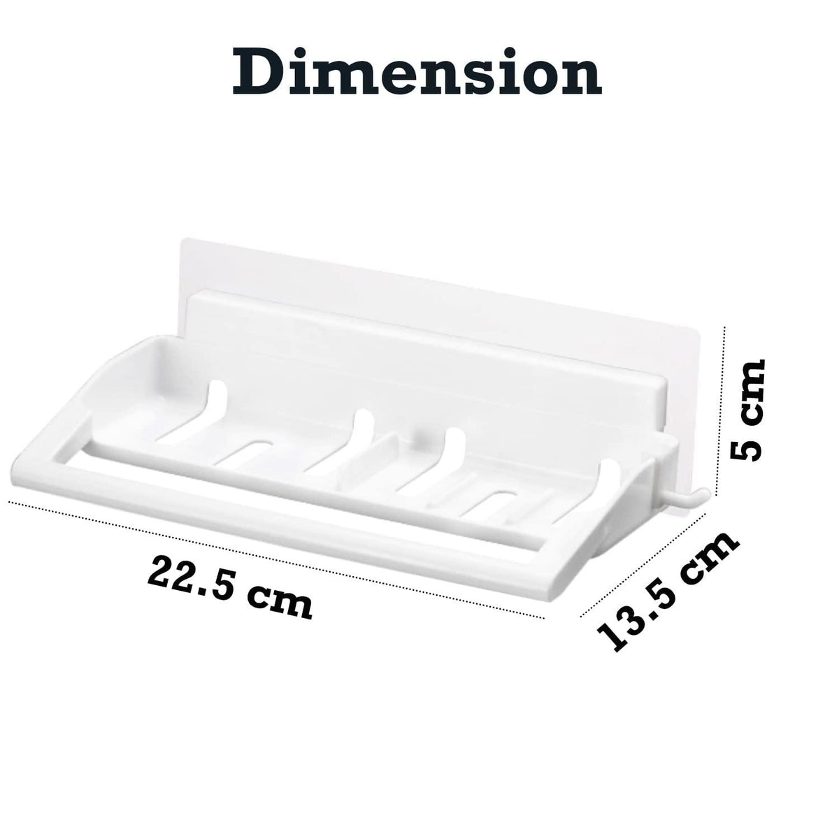 Buy best double soap stand for bathroom wall | HOKIPO