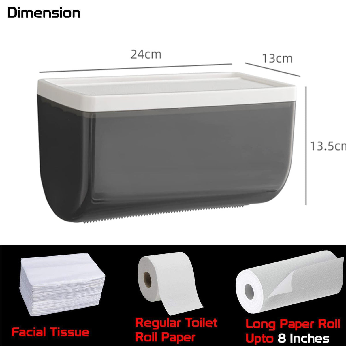 HOKIPO wall mounted Best toilet paper holder