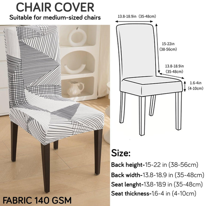 How to measure for stretchable dining chair cover