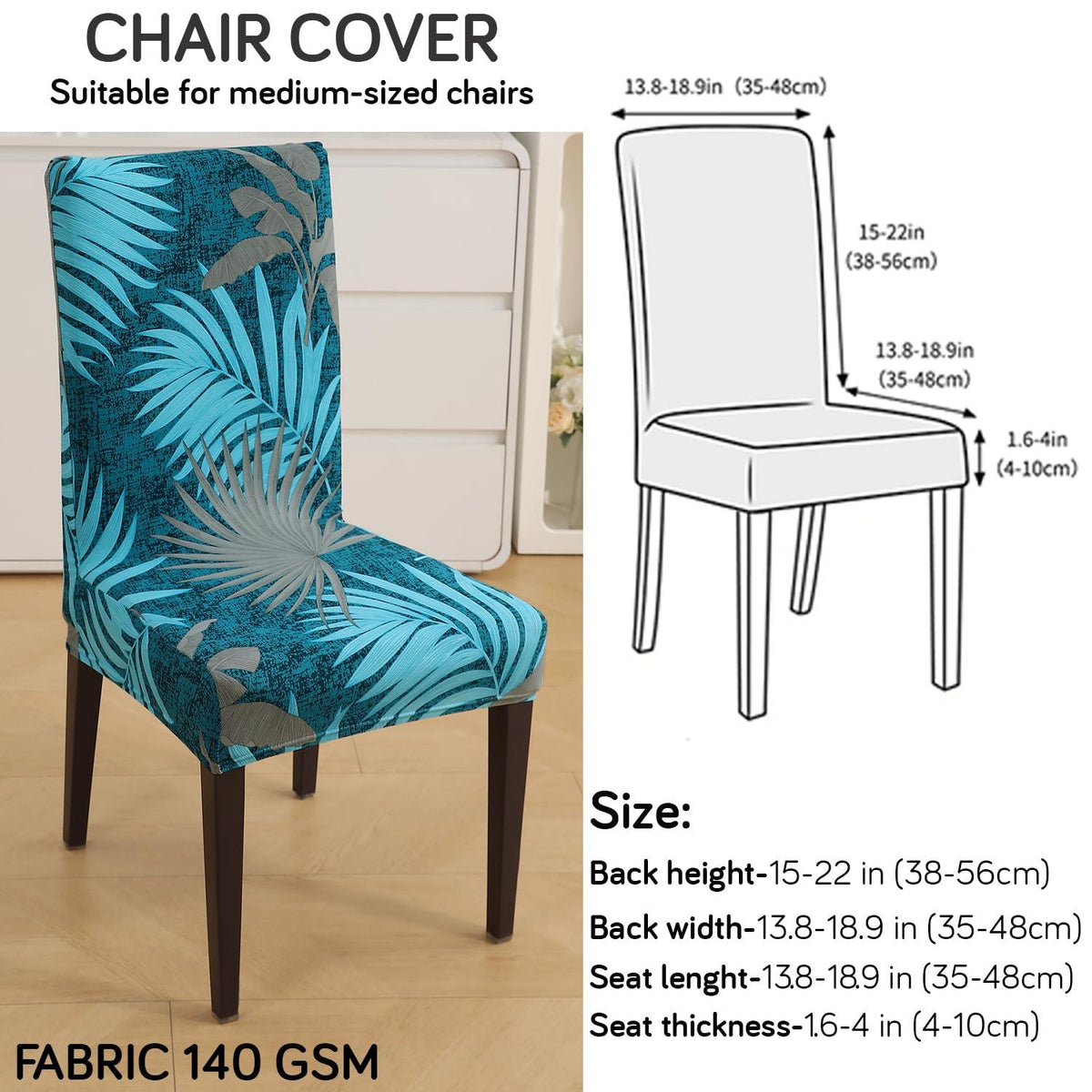 How to measure the size of chair for dining chair cover Guide