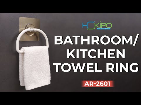 Magic Sticker Series Wall Mounted Towel Ring