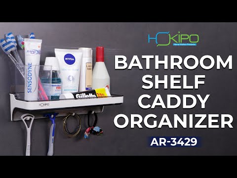 Bathroom shelves with Hooks
