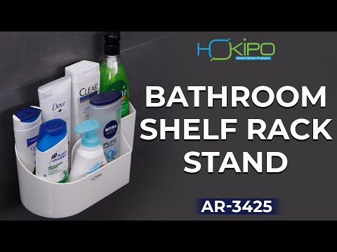 HOKIPO's plastic stand for bathroom