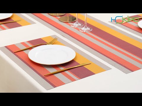 PVC Dining Table Mats, Multicolour