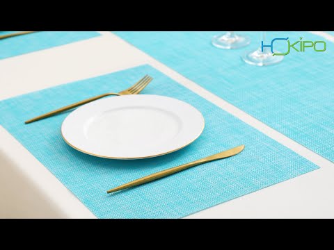 PVC Dining Table Mats,Turquoise