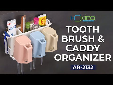 Toothbrush Holder Stand | HOKIPO