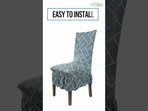 Buy Chair Cover With Frill - Set Of 1/2/4/6 | HOKIPO