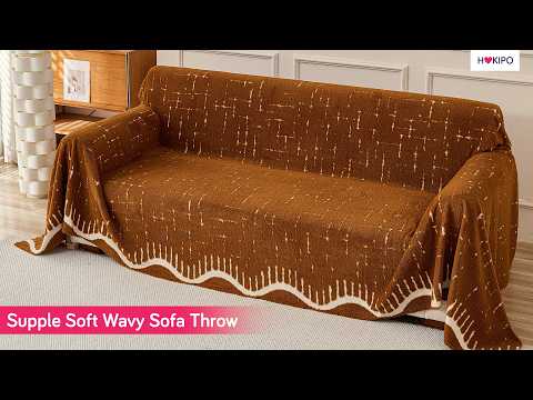 Supple Soft Wavy Sofa Throw – HOKIPO | Har Ghar ka Humsafar