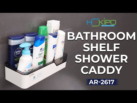 HOKIPO Wall Mounted Shower Caddy