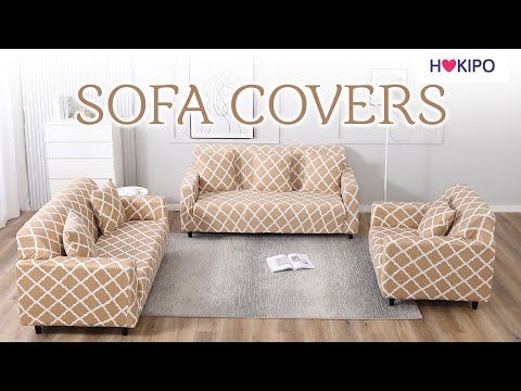 Modern printed Elastic sofa cover set