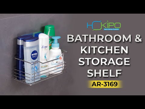 Best wall mounted bathroom shelves​ By HOKIPO 