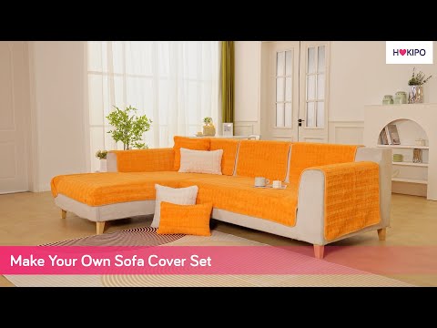 'Plush Haven' Premium Anti Slip Sofa Cover Mat, Beige