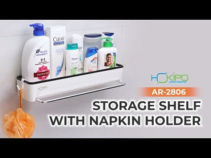 Magic Sticker Series Wall Mounted Kitchen Bathroom Shelf