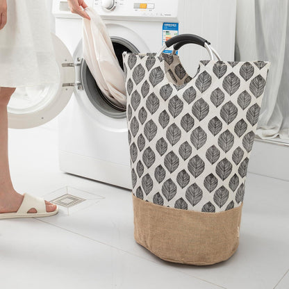 Printed Laundry Basket Clothes Hamper with Handles - HOKIPO | Har Ghar ka Humsafar